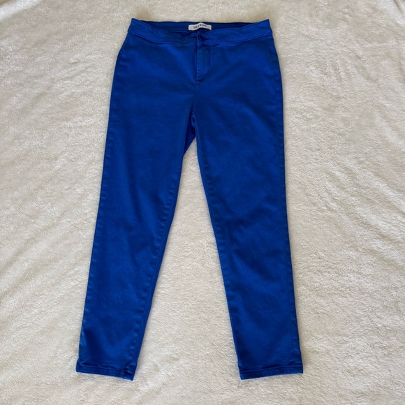 Lila Ryan Pants The Zuri Tapered Trouser Blue 6P EUC - Picture 2 of 8